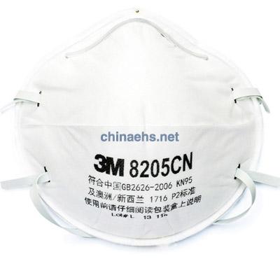 3M 8205CN防尘防雾霾颗粒物N95防护口罩