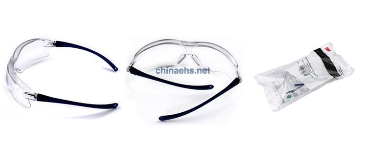 3M 10434中国款流线型耐磨防护眼镜（透明镜片）